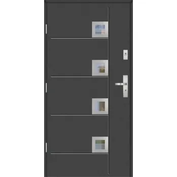 Vchodové dveře KMT Vchodové dveře KMT 54 PLUS Silver 14s1