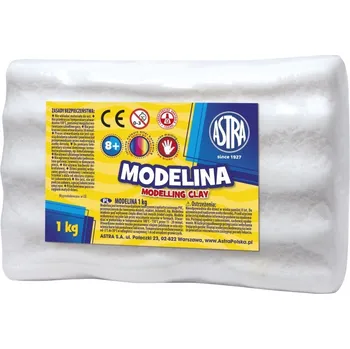 Modelovací hmota ASTRA Modelovací hmota do trouby MODELINA 1kg Bílá, 304111012