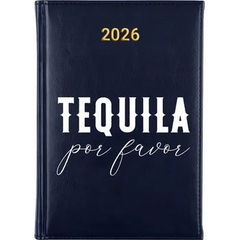 Kalendář Knižkový kalendář 2026 A5 FunnyCase modrý