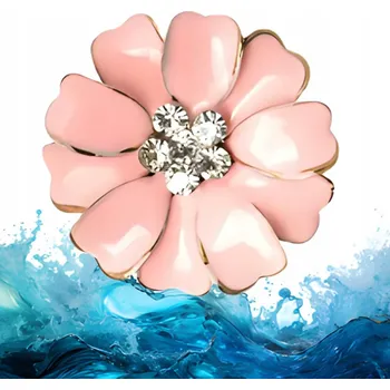 Vůně do auta DIFUZÉR OSVĚŽOVAČ VZDUCHU DO AUTA DO MŘÍŽKY PLATINUM SHOWER KVĚT RŮŽOVÝ