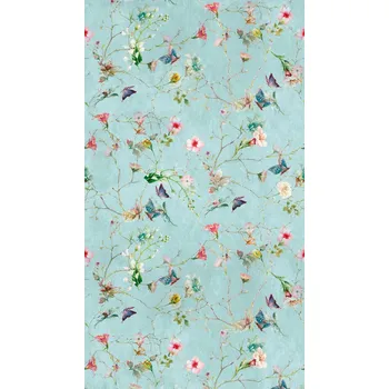 Tapeta Nástěnná tapeta fototapeta s motivem rostlin, květin a motýlů