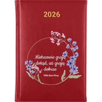 Kalendář Knižní kalendář 2026 A5 FunnyCase červený