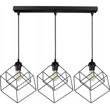 Závěsné svítidlo Fibram Lighting DRÁTĚNÉ LAMPY 3-bodové světlo E27