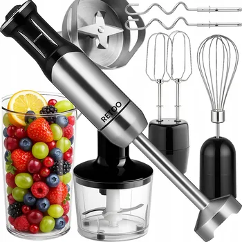Tyčový mixér RETOO R-OR1106 1200 W stříbrný/šedý