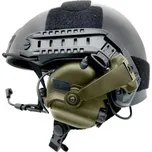 Sluchátka střelecká EARMOR M32X PLUS ARC helmet rails (foliage green) - EARMOR