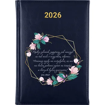 Kalendář Knižkový kalendář 2026 A5 FunnyCase modrý