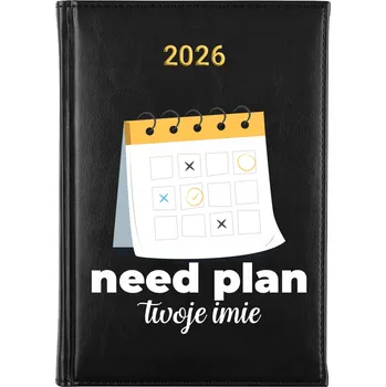 Kalendář Knižkový kalendář 2026 A5 černý