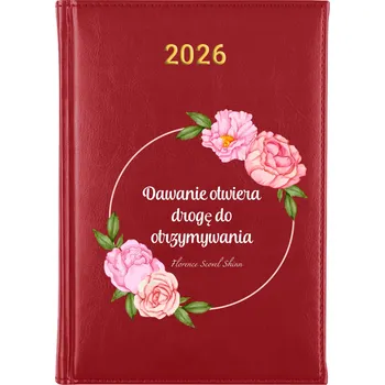 Kalendář Knižní kalendář 2026 A5 FunnyCase červený