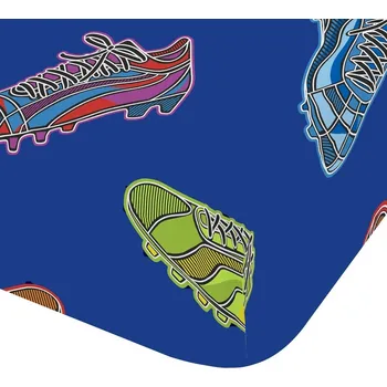 Prostěradlo Modré napínací dětské prostěradlo na dvoulůžko 135x190 cm Bright Football – Catherine Lansfield ID_1800129