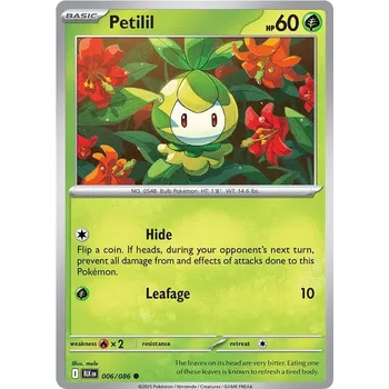 Sběratelská karetní hra Petilil 006/086 - Black Bolt Typ karty: Non-Holo