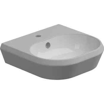 Umyvadlo Umyvadlo Cruise, keramické, dvoubarevné, 50x48 cm, CRLAVBW50BI000033