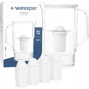 Filtrační konvice Filtrační konvice Wessper D1 SOLID FutureFlow 3,3 l bílá