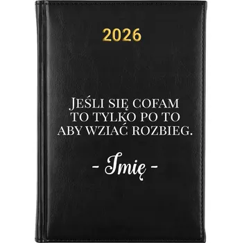 Kalendář Knižkový kalendář 2026 A5 černý