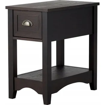 Noční stolek Noční stolek Boční stolek s zásuvkou 33 x 56 x 58,5 cm