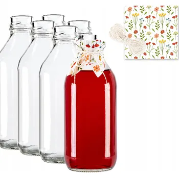 Láhev 50 Ks LÁHVE KUBUŚ 330 ml na džusy, šťávy, zavařeniny - SADA