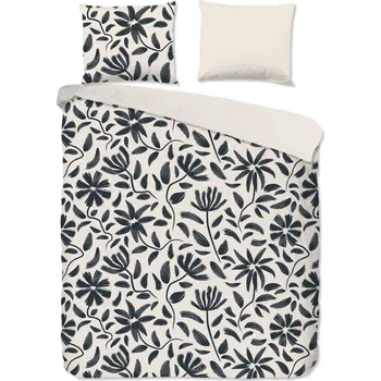 Povlečení Černé/béžové bavlněné povlečení na dvoulůžko/prodloužené 200x220 cm Emilia – Good Morning ID_1808466