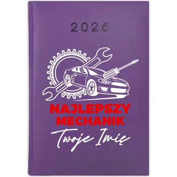 Kalendář Knižní kalendář 2026 A5 FunnyCase fialový