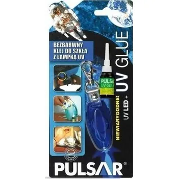 Průmyslové lepidlo Lepidlo na sklo Pulsar UV s LED lampičkou KPUV03LED 3 ml