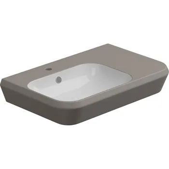 Umyvadlo Umyvadlo Cruise, keramické, dvoubarevné, 80x48 cm, CRLAVBW80BI000030