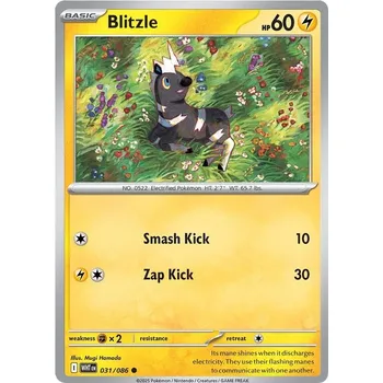 Sběratelská karetní hra Blitzle 031/086 - White Flare Typ karty: Non-Holo