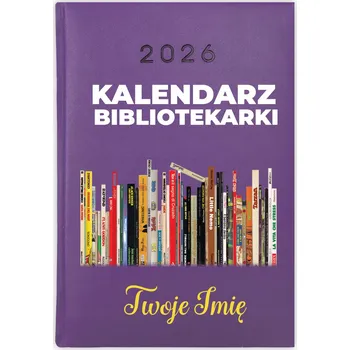 Kalendář Knihový kalendář 2026 A5 fialový