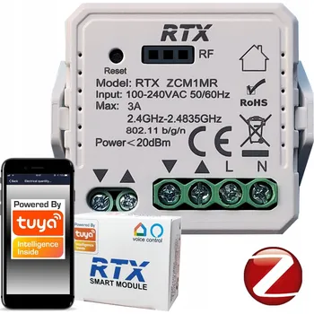 Centrální jednotka pro chytrou domácnost Řídicí jednotka RTX ZigBee