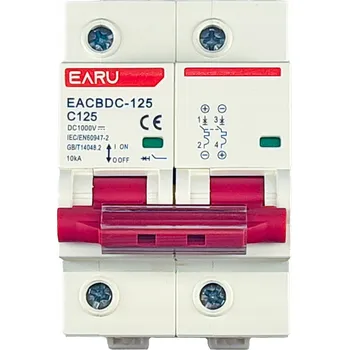 Jistič Jistič pro akumulátor energie MCB EARU 125A DC do 1000V, pojistka