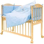 7dílná souprava do postýlky - Scarlett Baby - Méďa - modrá