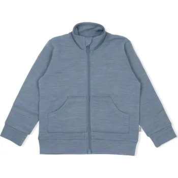 Chlapecká mikina Dětská merino mikina Active "Medium Blue" Lillelam VELIKOST: 98/3 roky