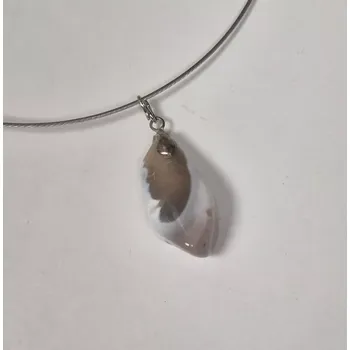 Náhrdelník Náhrdelník na lanku s polodrahokamem - achát 2 (do vyprodání zásob)