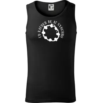 I'd Rather Be At Synchro - Tílko pánské Core - L ( Černá )