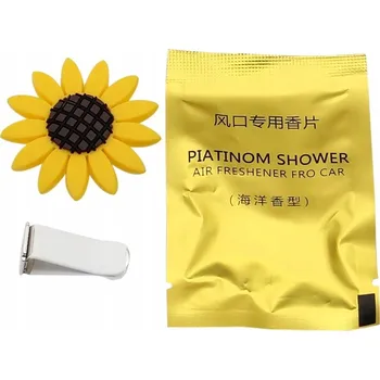 Vůně do auta OSVĚŽOVAČ VZDUCHU SLUNEČNICE VŮNĚ DRŽÁK PARFÉM DO MŘÍŽKY VENTILACE AUTA