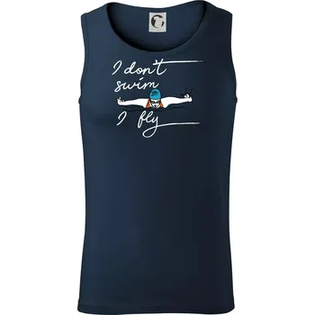 I don't swim i fly - Tílko pánské Core - L ( Námořní modrá (velmi tmavá - téměř černá) )