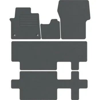 autokoberec Kobercové rohožky Edecor velurové 5 ks