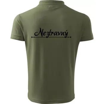 Pánská košile Staročeština - Neztravný - lakomý - Polokošile pánská Pique Polo 203 - 3XL ( Khaki )