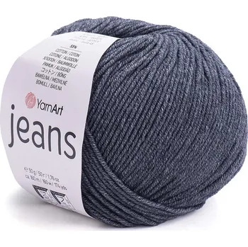Příze YarnArt Jeans 50 g (1 ks) šedá tmavá
