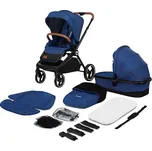 Lionelo - Kombinovaný kočárek 2v1 MIKA Blue Navy