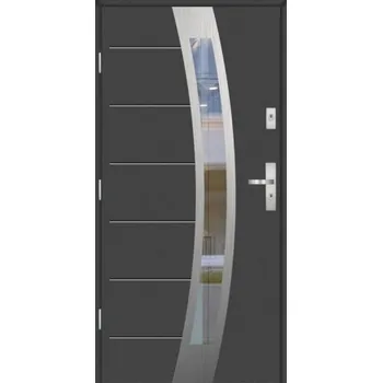 Vchodové dveře KMT Vchodové dveře KMT 54 PLUS Silver 13s2