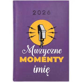 Kalendář Knihový kalendář 2026 A5 fialový