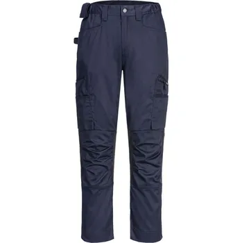 montérky PORTWEST Kalhoty WX2 Stretch pracovní CD881, do pasu POR-CD881NVR34 Navy 34