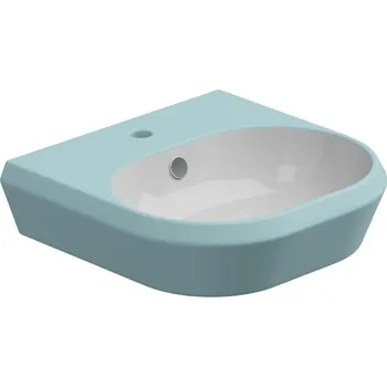 Umyvadlo Umyvadlo Cruise, keramické, dvoubarevné, 50x48 cm, CRLAVBW50BI000037