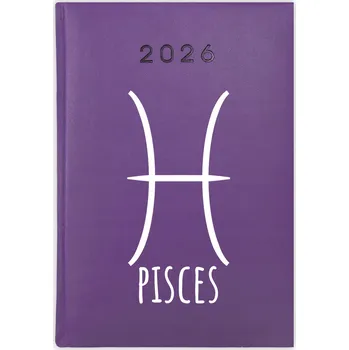 Kalendář Knihový kalendář 2026 A5 fialový