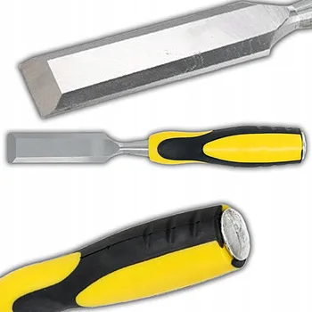 Dláto TRUHLÁŘSKÉ PLOCHÉ DLÁTO NA DŘEVO 35mm S PROTISKLUZOVOU RUKOJETÍ