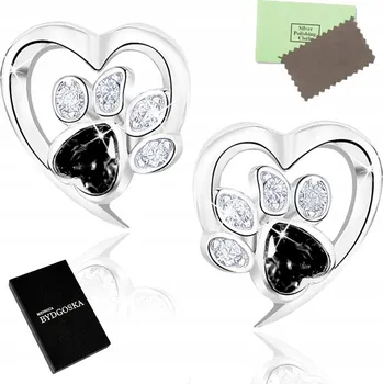 Náušnice NÁUŠNICE STŘÍBRO 925, RHODIEM POKOVANÉ PĚNCOVÉ KOVOVÉ PĚNY