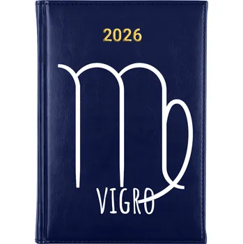 Kalendář Knižní kalendář 2026 A5 modrý