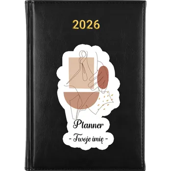 Kalendář Knižkový kalendář 2026 A5 černý