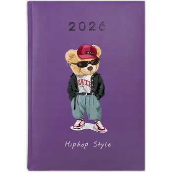 Kalendář Knihový kalendář 2026 A5 fialový