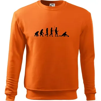 Pánská mikina Evoluce curling - Mikina Essential pánská - L ( Oranžová )