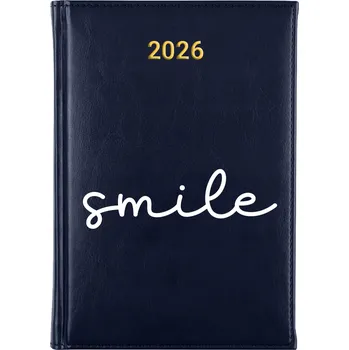 Kalendář Knižkový kalendář 2026 A5 FunnyCase modrý