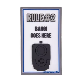 Nášivka PVC nášivka Rule#2 Patch, Helikon, bílá